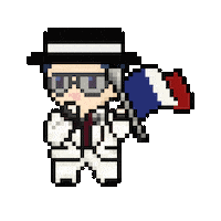 France Fashion Sticker