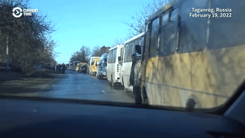 Donetsk Residents Bussed to Russia as Part of So-Called 'Evacuations'