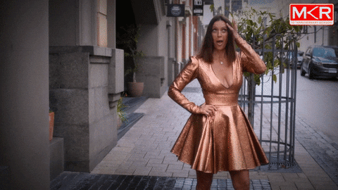 fashion queen GIF by My Kitchen Rules
