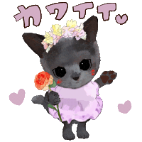 Cat Heart Sticker
