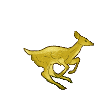 Gold Running Sticker by Contextual.Matters
