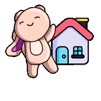 Home Waving Sticker