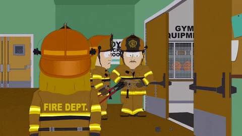 chain fireman GIF by South Park 
