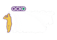 ACKOIndia ipl kkr kolkata knight riders acko Sticker