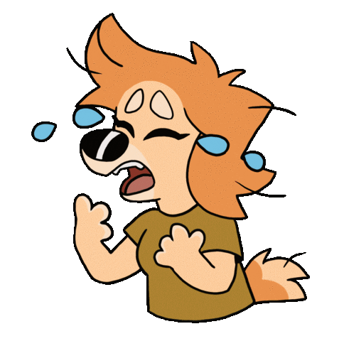 Ssabinak giphyupload dog sad crying Sticker