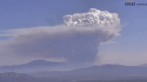 fire clouds GIF