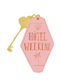 Room Key Sticker by Hotel Weekend