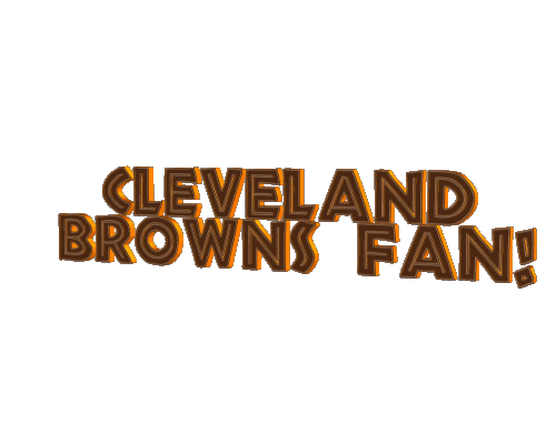 cleveland browns ohio Sticker