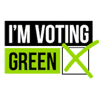 Im Voting Votegreen Sticker by Green Party of England and Wales