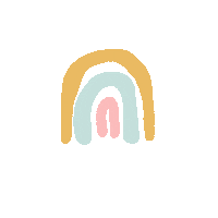 gitarin pink rainbow blue yellow Sticker