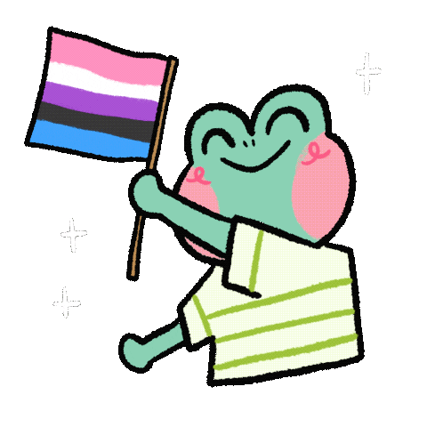 Pride Flag Sticker by Zoé p. illustration