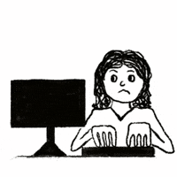 Girl Blogging GIF