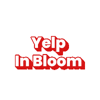 Yelp In Bloom Sticker by Yelp