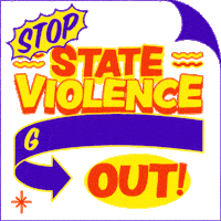 Black Lives Matter Police Sticker by INTO ACTION