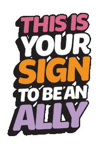 Ally Sticker by Fondation Emergence