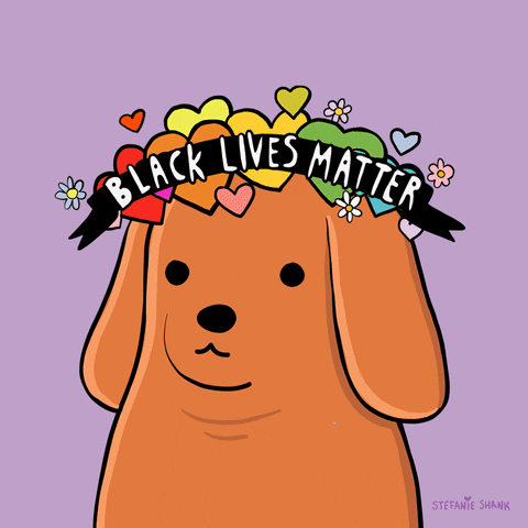 Black Lives Matter Love GIF by Stefanie Shank