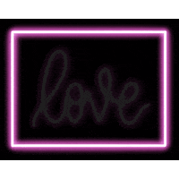 Neon Love Sticker by AllWriteByMe