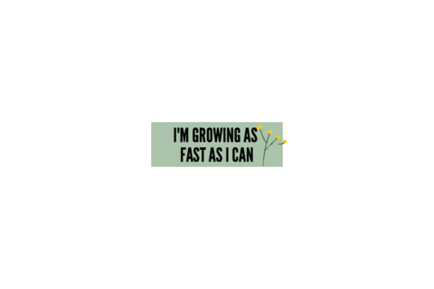 blessedisshe__ giphyupload text flower growing Sticker