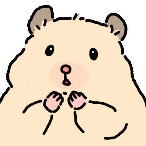 Ajigrim giphyupload hamster 이모티콘 햄스터 Sticker