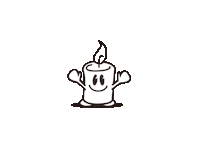 Candle Sticker by Bright Side Projects