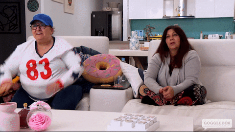 Happy Watching Tv GIF by Gogglebox Australia