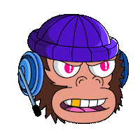 Monkey Speak Sticker by NJoe
