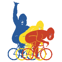 thepataliebres cycling bicicletas pataliebres thepataliebres Sticker