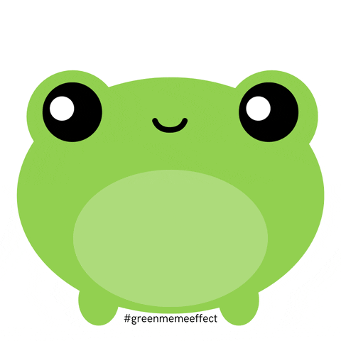GreenMemeEffect giphyupload green ready proud GIF