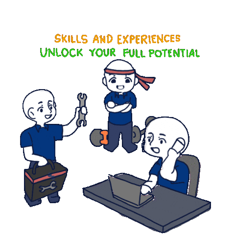 Learning Skills Sticker by ironbrij