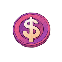 Freetrade coin dollar freetrade Sticker