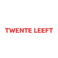 Twente text springen enschede twente Sticker