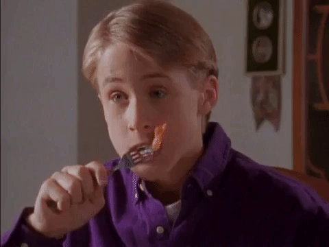 ryan gosling eating GIF