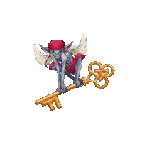 FactsConvention fantasy wings key fairy Sticker