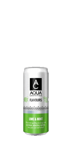 Soft Drink Mint Sticker by AQUA Carpatica