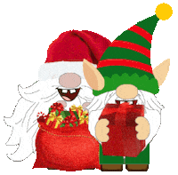 Santas Workshop Christmas Sticker