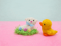 Easter Hello GIF by Mochimochiland