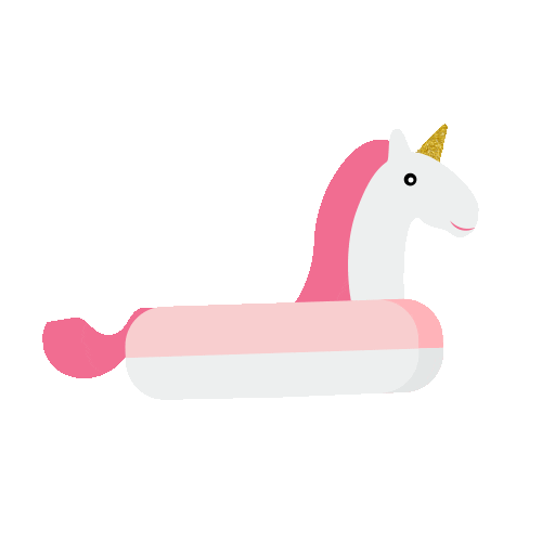 Unicorn Floaty Sticker