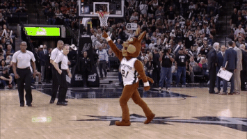 excited san antonio spurs GIF by NBA