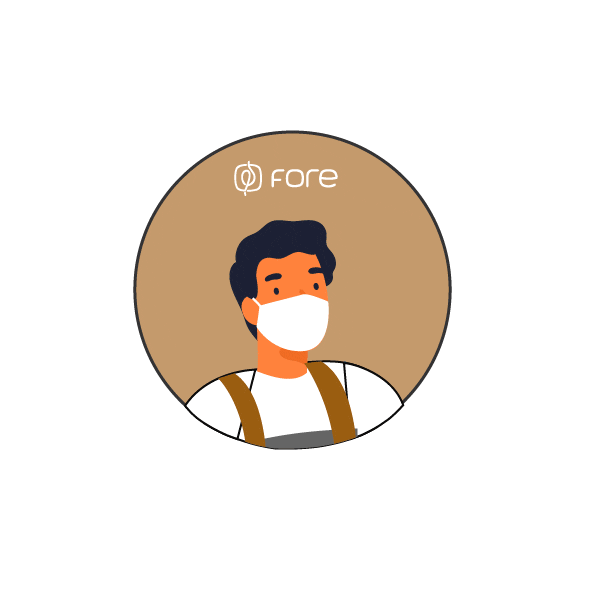 Kopi Sticker by Fore Coffee