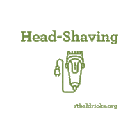 StBaldricks headshaving st baldricks conquer kids cancer st baldricks foundation Sticker
