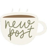Coffee New Post Sticker