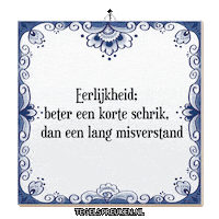 Respect Spreuk Sticker by Tegelspreuken.nl