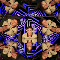 photobooth portrait kaleidoscope timeframe GIF