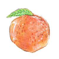 Orange Juice Art Sticker