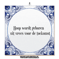 Hoop Nl Sticker by Tegelspreuken.nl