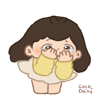Sad Without You Sticker by Cosytales