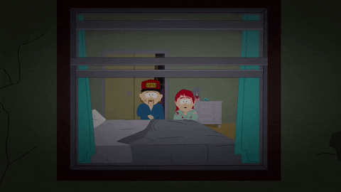 bed staring GIF by South Park 