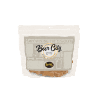 beercitydogbiscuits dog treats dog biscuits beer city dog biscuits founders brewing company Sticker