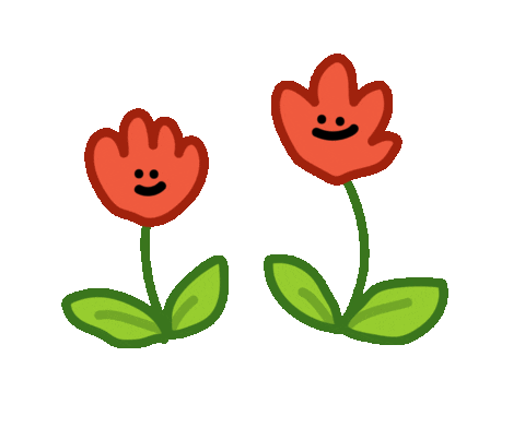 Happy Flowers Sticker by TeaBag