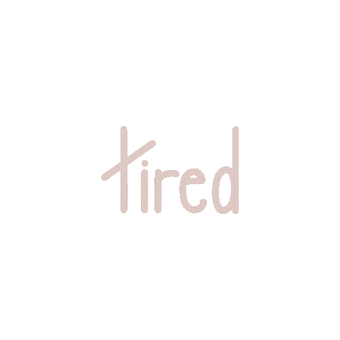 Tired Good Night Sticker